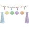 Teacher Created Resources® 60" Pastel Pop Pom-Poms and Tassels Garland, 3ct.